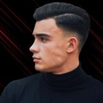 Mid Taper Fade Black Male Short Hair