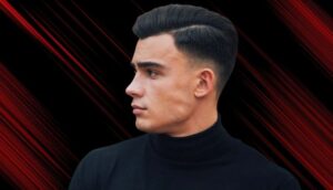 Mid Taper Fade Black Male Short Hair