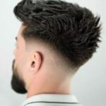 Long Hair Mid Fade Haircut