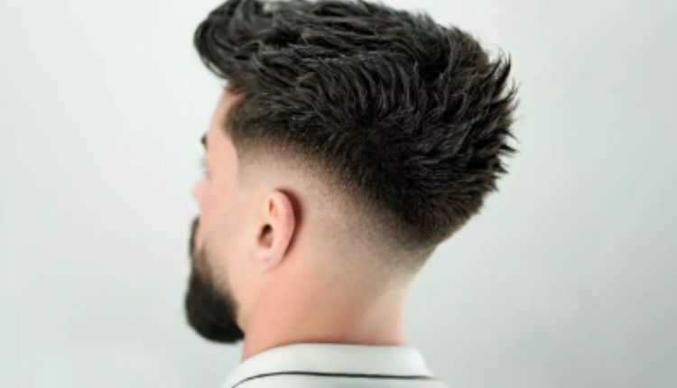 Long Hair Mid Fade Haircut