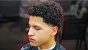 mid taper fluffy hair