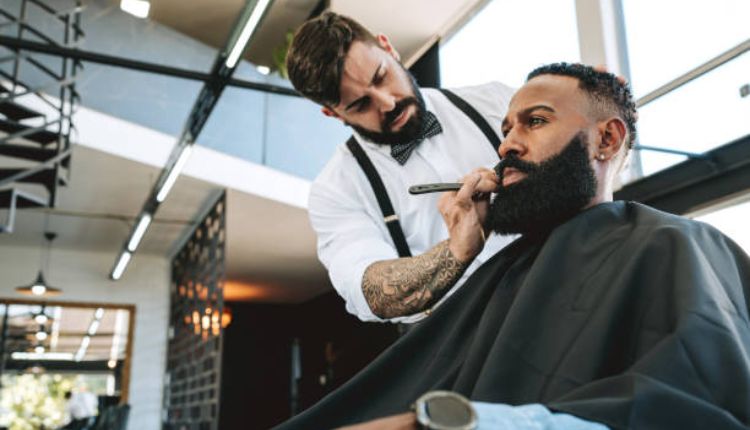 Mid Taper Fade Black Male Haircut Style for a Fresh