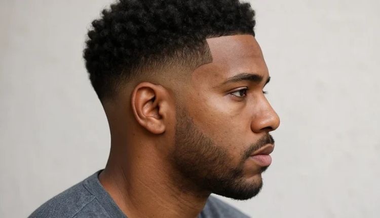 Mid Taper Black Hairstyle Elegance For A Timeless