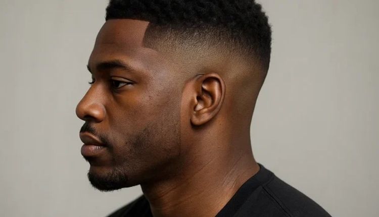 Mid Taper Black Men Stylish Haircut Choice For Modern Looks