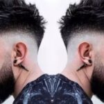 Straight Hair Mid Taper Fade Stylish Look For Modern Men